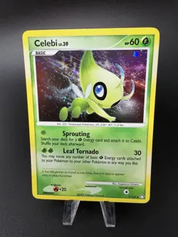 Pokemon Celebi 7/123 Holo Rare Mysterious Treasures Pokemon NM Near Mint - Image 1