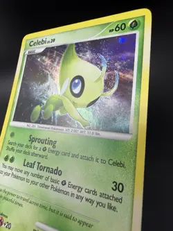 Pokemon Celebi 7/123 Holo Rare Mysterious Treasures Pokemon NM Near Mint - Image 2