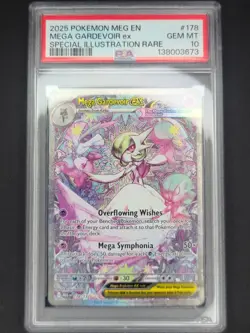 Pokemon TCG Mega Gardevoir EX 178/132 Mega Evolutions SIR PSA 10 Gem Mint - Image 1
