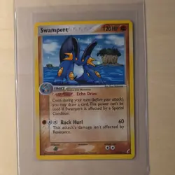 Pokemon Swampert EX Crystal Guardians Holo Rare 27/100 2006 English 120 HP - Image 1
