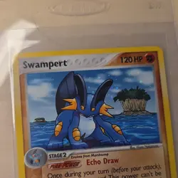 Pokemon Swampert EX Crystal Guardians Holo Rare 27/100 2006 English 120 HP - Image 3