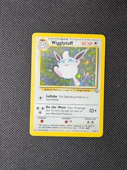 Pokemon TCG Wigglytuff 16/64 Jungle Unlimited Holo Foil Vintage Card - Image 1