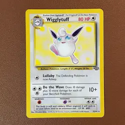 Pokemon TCG Wigglytuff Jungle 32/64 Unlimited Non Holo Rare WOTC MP/LP Vintage - Image 1