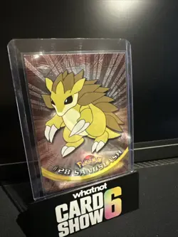 Holo Topps Pokemon 28 Sandslash Black Label NM - Image 1