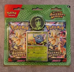 Pokemon Mega Evolution Ascend Heroes 2 Pack Blister - Erikas Tangela - Sealed - Image 1