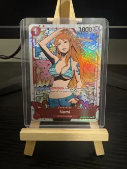 One Piece TCG (GTA) Nami ST01-007 Treasure Rare Alternate Art - Image 1