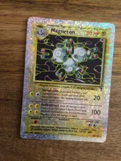 Pokemon TCG Magneton Reverse Holo Card Legendary Collection 28/110 - LP/MP! - Image 1