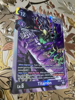 Digimon Card Game Single BT6-081 SR Titamon Double Diamond - Image 1