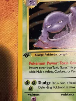 1st Edition Muk Holo | Fossil Set WOTC | Vintage Pokemon Card - Image 3