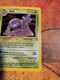 1st Edition Muk Holo | Fossil Set WOTC | Vintage Pokemon Card - Image 4