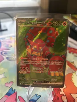 Volcanion EX Holo Ultra Rare Pokemon TCG Card 171/159 Sv09: Journey Together - Image 3