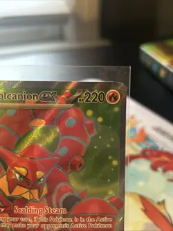 Volcanion EX Holo Ultra Rare Pokemon TCG Card 171/159 Sv09: Journey Together - Image 4