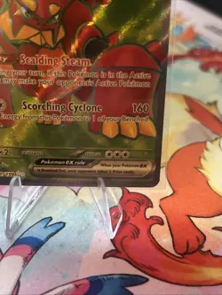 Volcanion EX Holo Ultra Rare Pokemon TCG Card 171/159 Sv09: Journey Together - Image 5