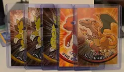 Topps Pokemon TV Animation Edition Cards Blue Label MP Vintage Lot Of 5 Cards. - Image 1
