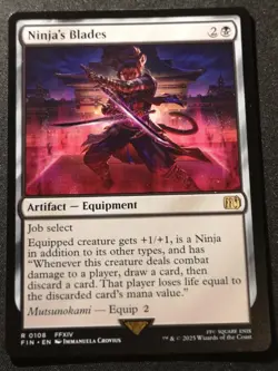 Ninja's Blades - FIN - MTG - EN - NM - 0108 - Image 1