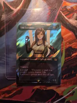 MTG - Tifa Lockhart, Borderless Surge Foil, Final Fantasy #0536 WOW LOOK - Image 1