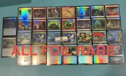 All FOIL RARES showcase Lot of 30 AS PICTURE MTG collection Bulk Pack - Image 1