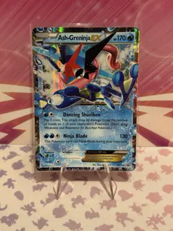 Ash-Greninja EX XY133 Holo Promo Pokemon Card Near Mint Condition - Image 1