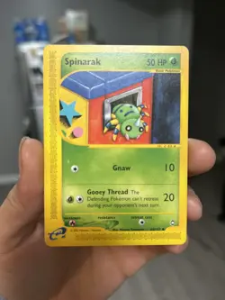 Spinarak 62/147 Aquapolis Uncommon Pokemon TCG NM Never Played - Image 1