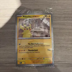 Pikachu At The Museum Natural History Museum Jumbo Pokemon Promo Card - Image 1