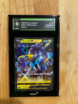 Raikou V Pokemon Japanese SWSH VSTAR Universe Graded 9 - DEGREE GRADING - Image 1