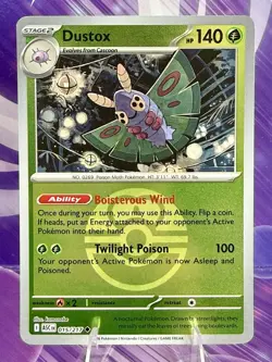 ❤ Dustox 015/217 LOVE BALL Reverse Holo | Pokemon TCG Ascended Heroes NM+/M ❤ - Image 1