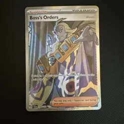 Pokemon TCG Boss's Orders Ghetsis 248/193 Paldea Evolved Full Art Ultra Rare Ho. - Image 1