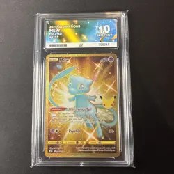 Gold Mew 025/025 Pokemon Card 25th Celebrations Ace 10 *PERFECT SUBGRADES* - Image 1