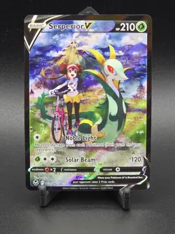 Pokemon Serperior V TG13/TG30 Silver Tempest Trainer Gallery Ultra Rare Holo - Image 1