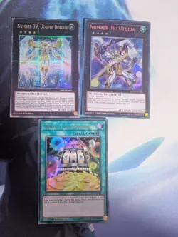 YuGiOh! Number 39: Utopia Double MP24-EN031 QCR Package 3 cards! - Image 1