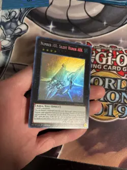 (MC) Yugioh Number 101: Silent Honor ARK LED9-EN000 Ghost Rare 1st Ed VLP - Image 2
