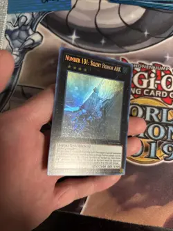(MC) Yugioh Number 101: Silent Honor ARK LED9-EN000 Ghost Rare 1st Ed VLP - Image 3