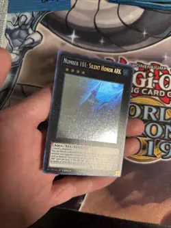 (MC) Yugioh Number 101: Silent Honor ARK LED9-EN000 Ghost Rare 1st Ed VLP - Image 4