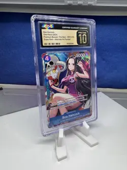 Boa Hancock One Piece TCG OP01-078 AA SR PRB01 CGC Pristine 10 - Image 2