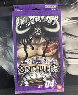 One Piece Starter Deck 4: Animal Kingdom Pitates ST-04 English Version SEALED - Image 1