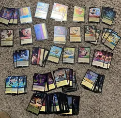 Lot Of 154 Disney Lorcana Promo League Foil Cards Super Rare Uncommon NM - Image 1