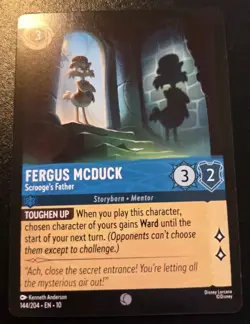 Fergus McDuck - Scrooge's Father 144/204 Common Whispers In The Well Lorcana TCG - Image 1