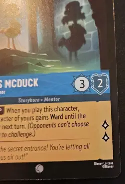 Fergus McDuck - Scrooge's Father 144/204 Common Whispers In The Well Lorcana TCG - Image 5