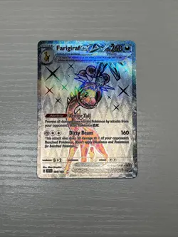 Pokemon TCG Farigiraf EX SV05: Temporal Forces Holo Ultra Rare Card 194/162 - Image 1