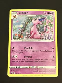 Espeon SWSH174 SWSH: Sword & Shield Promo Cards Holo • MP-HP - Image 1