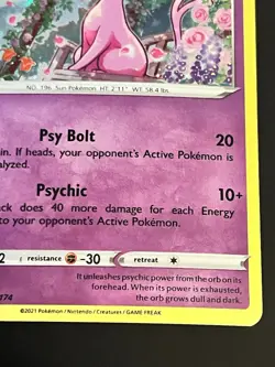 Espeon SWSH174 SWSH: Sword & Shield Promo Cards Holo • MP-HP - Image 5