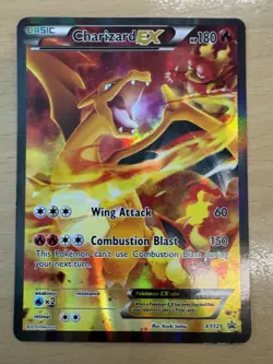 Charizard EX XY121 Black Star Promo Full Art Holo Pokemon Card MP - Image 1