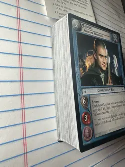 Lord of the Rings Trading Card Game Battle of Helm's Deep Legolas Starter Deck - Image 4