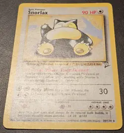 Snorlax 30/130 - LP - Base Set 2 - Vintage Pokemon Card - Image 4