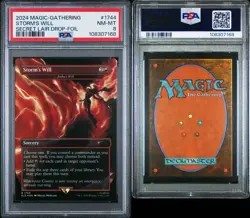 MTG Storm's Will - Jeska's Will (Rainbow Foil) Secret Lair Drop Foil PSA 8 - Image 3