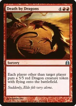 Death by Dragons 1x MtG Commander 2011 SP/NM - Image 1