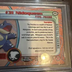 Nidoqueen 2000 Pokemon Topps Chrome SPECTRA PSA 10 Gem Mint - Image 4