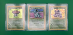 Pokemon Jungle Holo Base Set Lot - Nidoqueen, Nidoking, Vileplume - Image 1