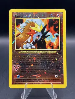 Pokemon TCG Entei Wizards Black Star Promos 34 Holo Promo Promo w/Swirl - Image 1