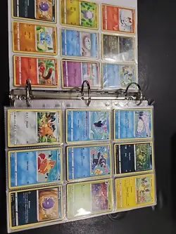Binder Of Pokemon Cards 75 Doublesided Sheets (Over 1200 Cards) Non Holo - Image 2